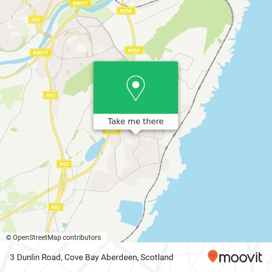 3 Dunlin Road, Cove Bay Aberdeen map