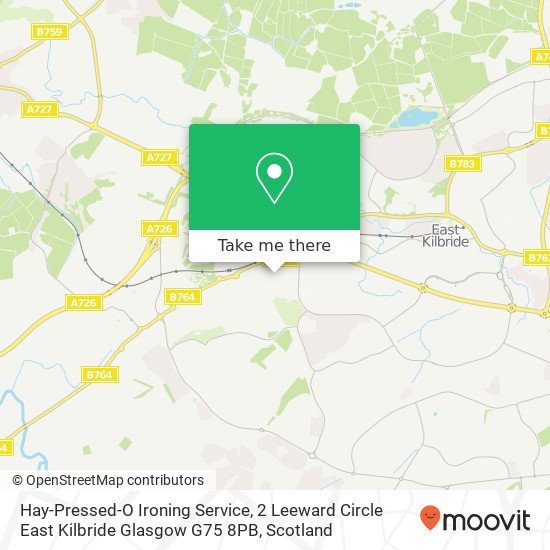 Hay-Pressed-O Ironing Service, 2 Leeward Circle East Kilbride Glasgow G75 8PB map