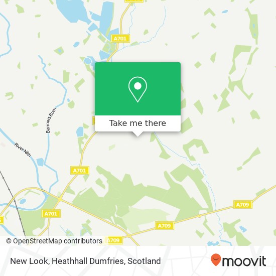 New Look, Heathhall Dumfries map