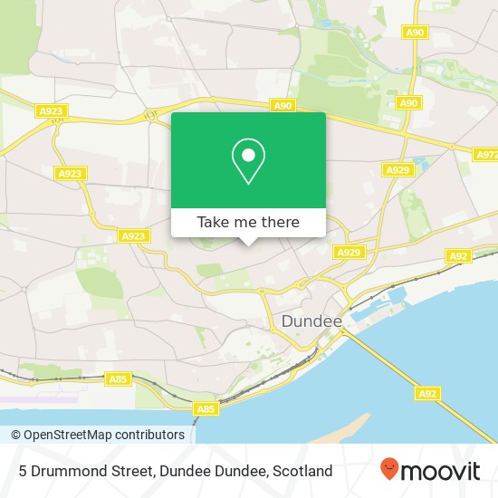 5 Drummond Street, Dundee Dundee map