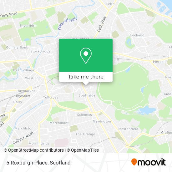 5 Roxburgh Place map