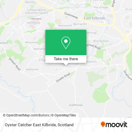 Oyster Catcher East Kilbride map
