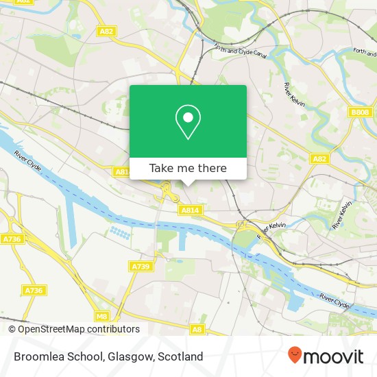 Broomlea School, Glasgow map