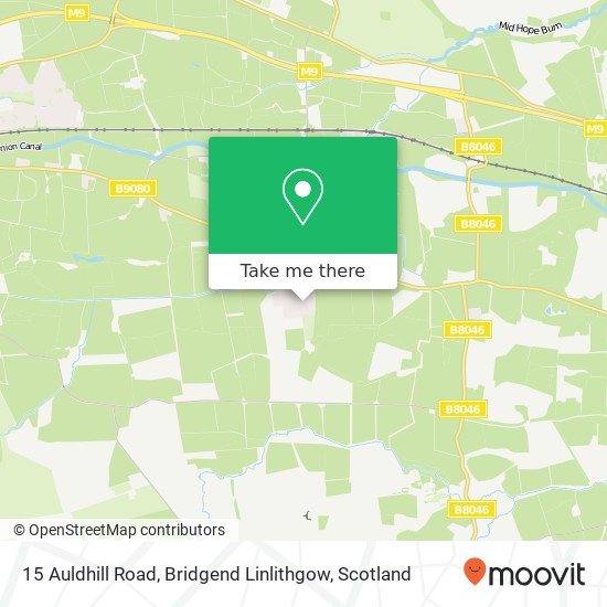 15 Auldhill Road, Bridgend Linlithgow map