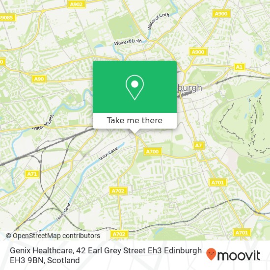 Genix Healthcare, 42 Earl Grey Street Eh3 Edinburgh EH3 9BN map