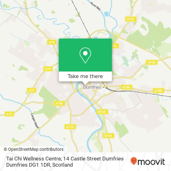 Tai Chi Wellness Centre, 14 Castle Street Dumfries Dumfries DG1 1DR map