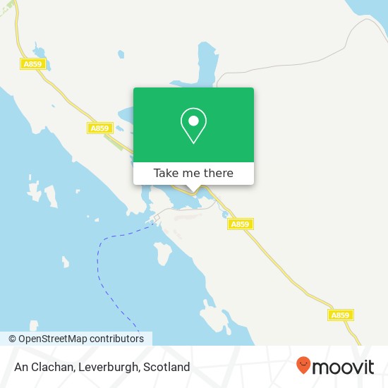 An Clachan, Leverburgh map