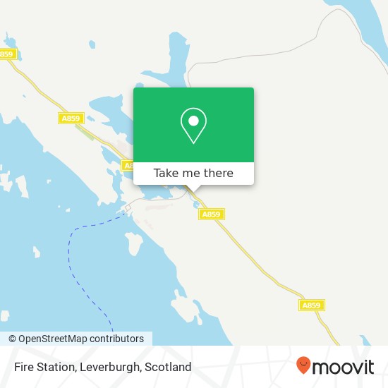 Fire Station, Leverburgh map