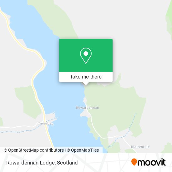 Rowardennan Lodge map