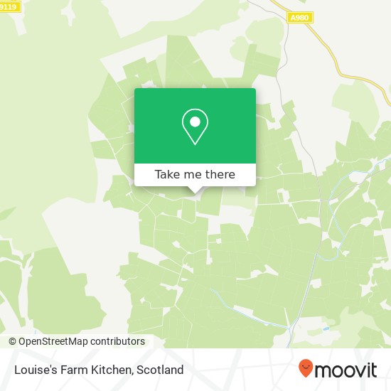 Louise's Farm Kitchen, Milton of Auchinhove Lumphanan Banchory AB31 4 map