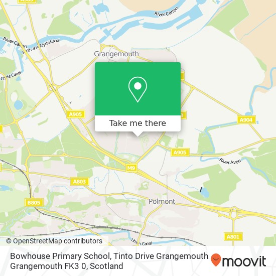Bowhouse Primary School, Tinto Drive Grangemouth Grangemouth FK3 0 map