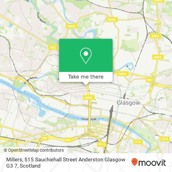 Millers, 515 Sauchiehall Street Anderston Glasgow G3 7 map