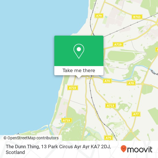 The Dunn Thing, 13 Park Circus Ayr Ayr KA7 2DJ map
