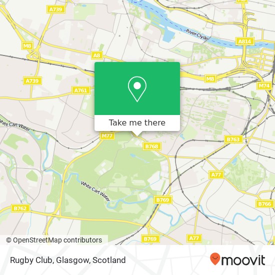 Rugby Club, Glasgow map