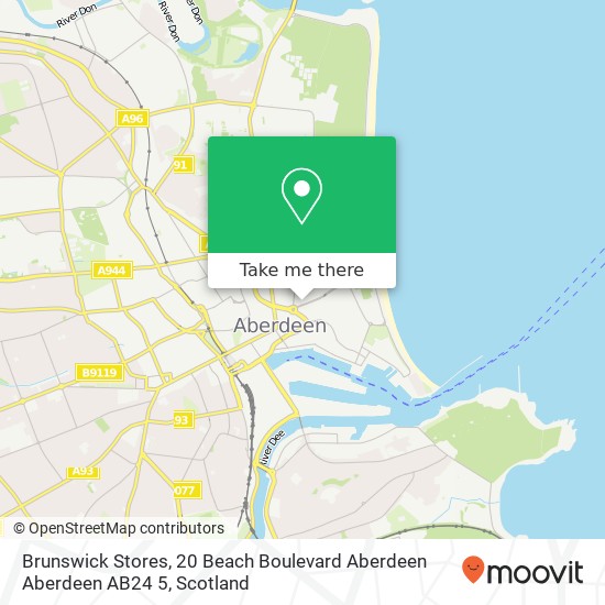 Brunswick Stores, 20 Beach Boulevard Aberdeen Aberdeen AB24 5 map