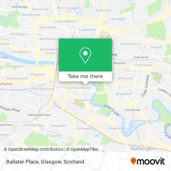 Ballater Place, Glasgow map