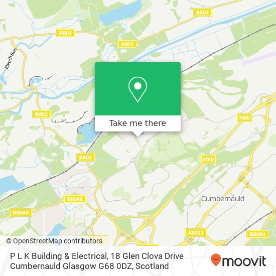 P L K Building & Electrical, 18 Glen Clova Drive Cumbernauld Glasgow G68 0DZ map