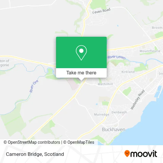 Cameron Bridge map