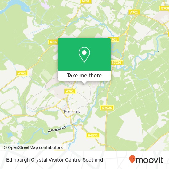 Edinburgh Crystal Visitor Centre map