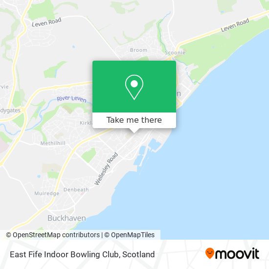 East Fife Indoor Bowling Club map