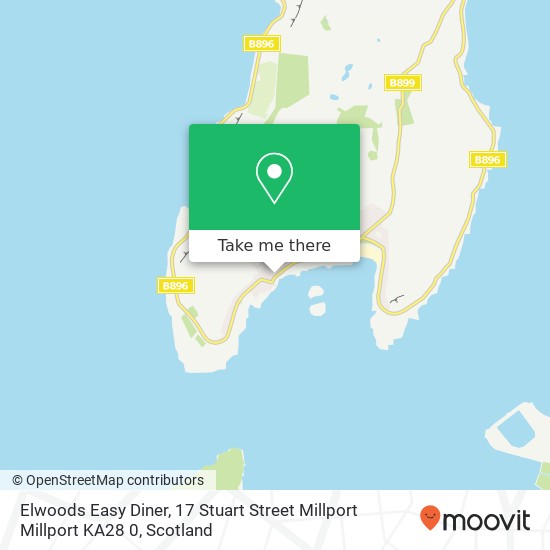 Elwoods Easy Diner, 17 Stuart Street Millport Millport KA28 0 map