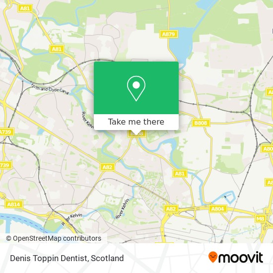 Denis Toppin Dentist map