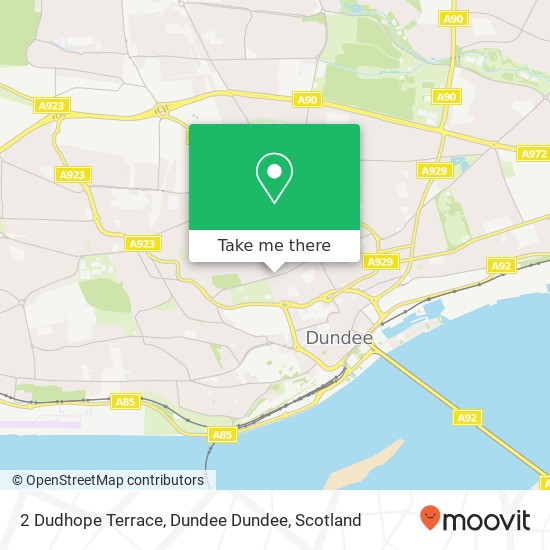 2 Dudhope Terrace, Dundee Dundee map