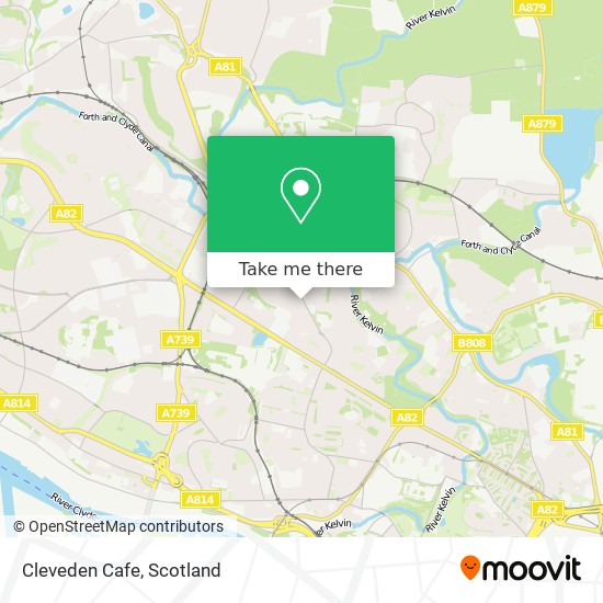 Cleveden Cafe map