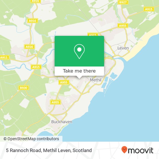 5 Rannoch Road, Methil Leven map