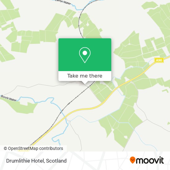 Drumlithie Hotel map