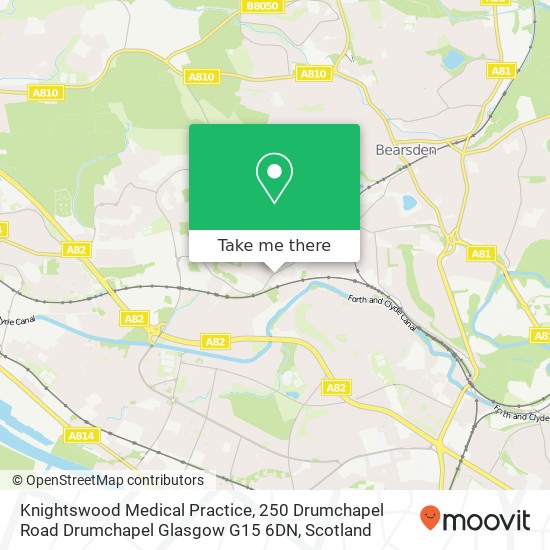 Knightswood Medical Practice, 250 Drumchapel Road Drumchapel Glasgow G15 6DN map