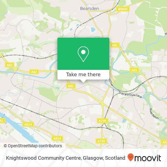 Knightswood Community Centre, Glasgow map