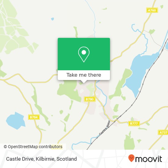 Castle Drive, Kilbirnie map