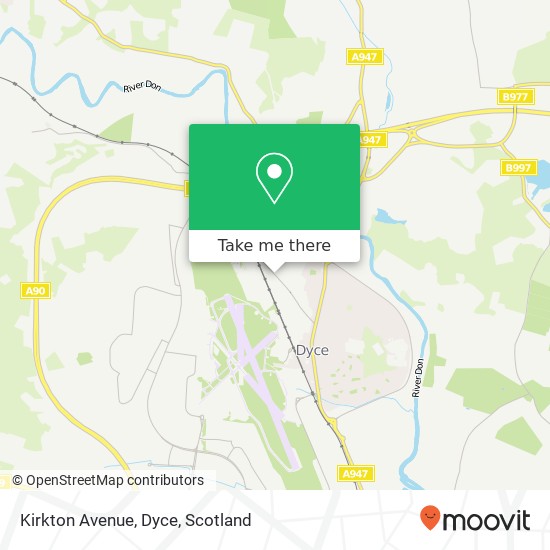 Kirkton Avenue, Dyce map