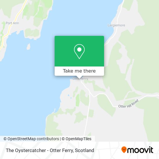 The Oystercatcher - Otter Ferry map