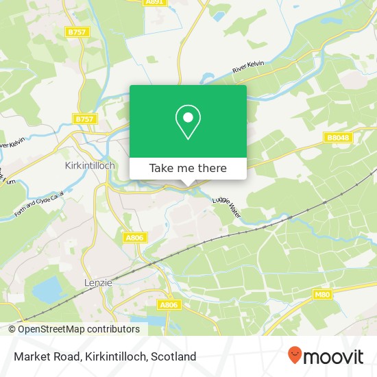 Market Road, Kirkintilloch map