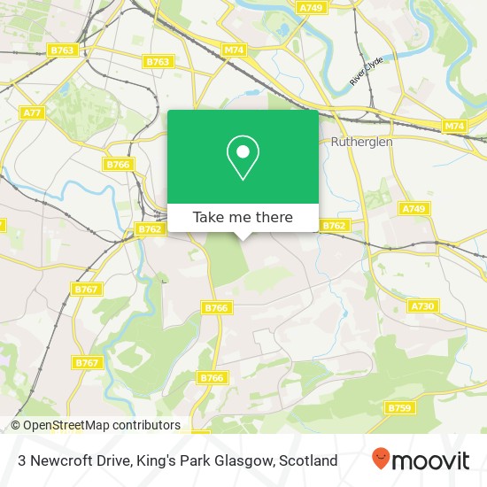 3 Newcroft Drive, King's Park Glasgow map