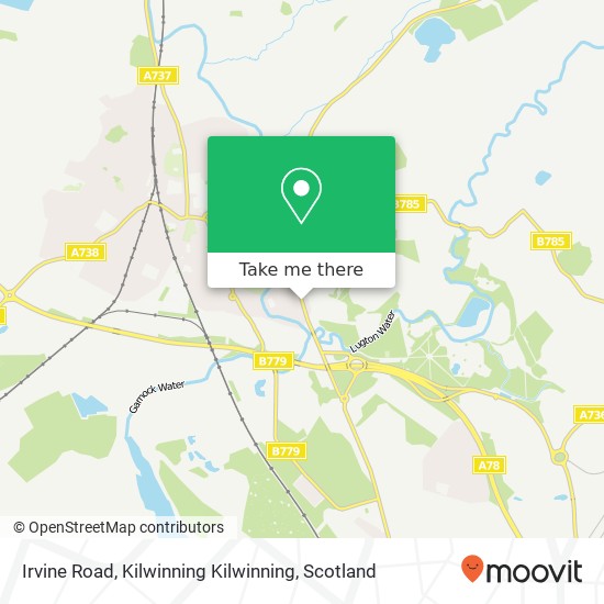 Irvine Road, Kilwinning Kilwinning map