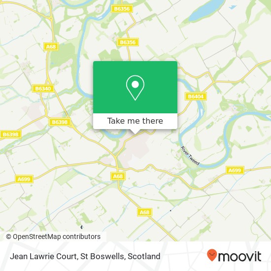 Jean Lawrie Court, St Boswells map