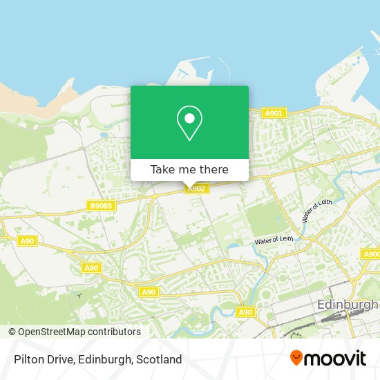 Pilton Drive, Edinburgh map