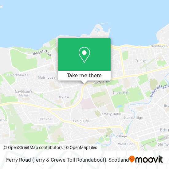 Ferry Road (ferry & Crewe Toll Roundabout) map
