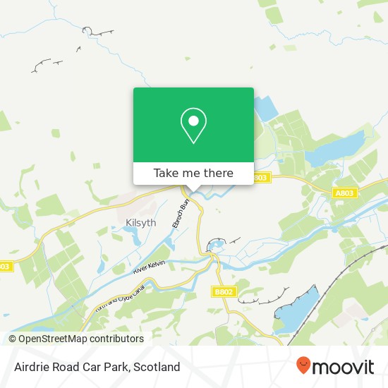 Airdrie Road Car Park map