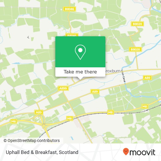 Uphall Bed & Breakfast map