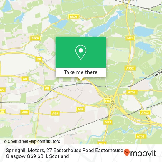 Springhill Motors, 27 Easterhouse Road Easterhouse Glasgow G69 6BH map