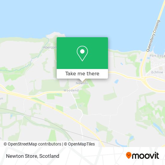 Newton Store map