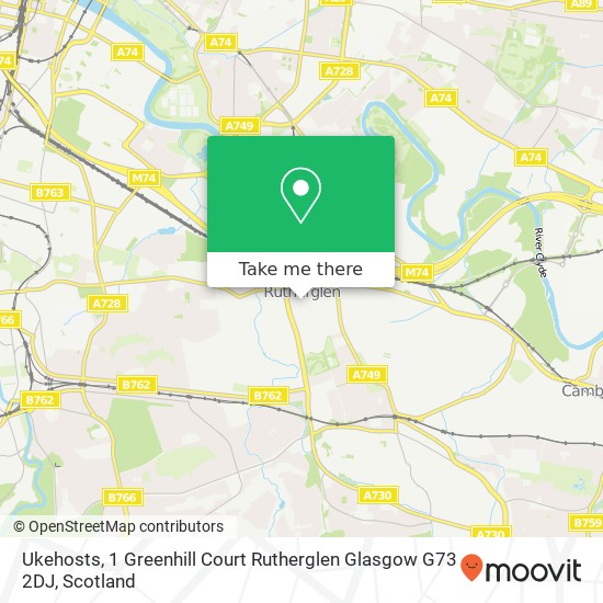 Ukehosts, 1 Greenhill Court Rutherglen Glasgow G73 2DJ map