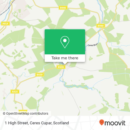 1 High Street, Ceres Cupar map