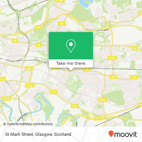 St Mark Street, Glasgow map