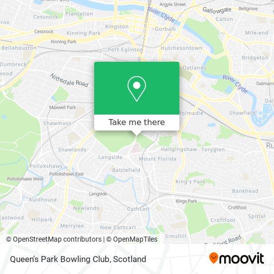 Queen's Park Bowling Club map