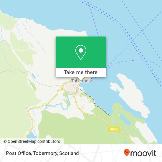 Post Office, Tobermory map